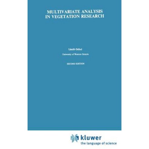 Multivariate Analysis in Vegetation Research Hardcover, Springer