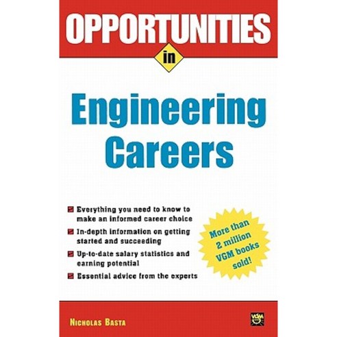 Opportunities in Engineering Careers REV. Ed. Paperback, McGraw-Hill Education