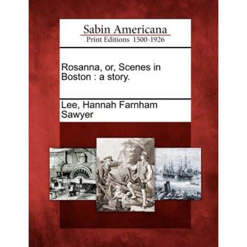Rosanna Or Scenes in Boston: A Story. Paperback, Gale Ecco, Sabin Americana