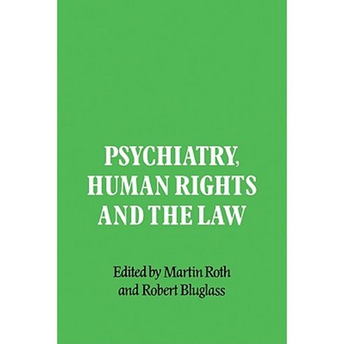 Psychiatry Human Rights and the Law Paperback, Cambridge University Press