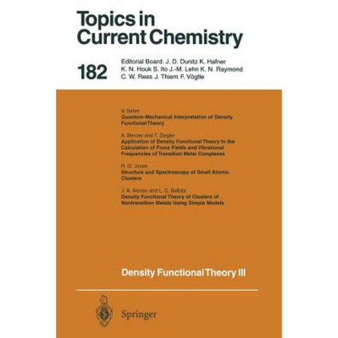 Density Functional Theory III: Interpretation Atoms Molecules and Clusters Paperback, Springer