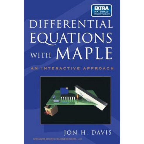 Differential Equations with Maple: An Interactive Approach Paperback, Birkhauser
