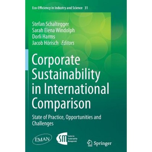 Corporate Sustainability in International Comparison: State of Practice Opportunities and Challenges Paperback, Springer