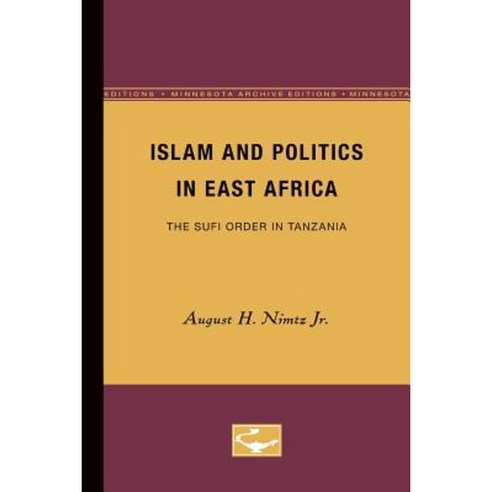 Islam and Politics in East Africa Paperback, Univ of Chicago Behalf of Minnesota Univ Pres