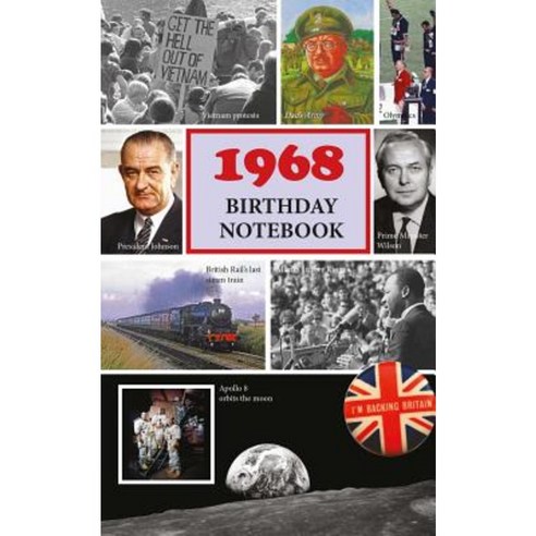 1968 Birthday Notebook: A Great Alternative to a Card Paperback, Createspace Independent Publishing Platform