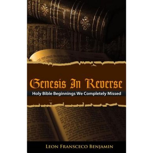 Genesis in Reverse: Holy Bible Beginnings We Completely Missed Paperback, Createspace Independent Publishing Platform