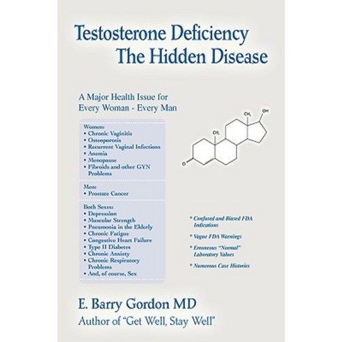 Testosterone Deficiency: The Hidden Disease: A Major Health Issue for Every Woman - Every Man Paperback, iUniverse