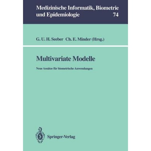 Multivariate Modelle: Neue Ansatze Fur Biometrische Anwendungen Paperback, Springer