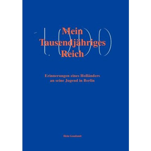 Mein Tausendj Hriges Reich Paperback, Books on Demand