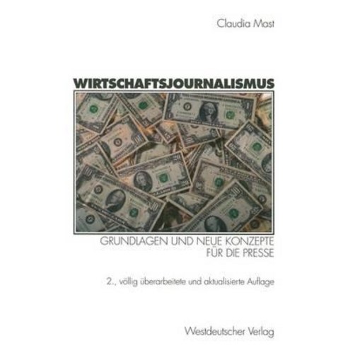 Wirtschaftsjournalismus Paperback, Vs Verlag Fur Sozialwissenschaften