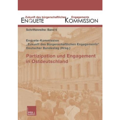 Partizipation Und Engagement in Ostdeutschland Paperback, Vs Verlag Fur Sozialwissenschaften