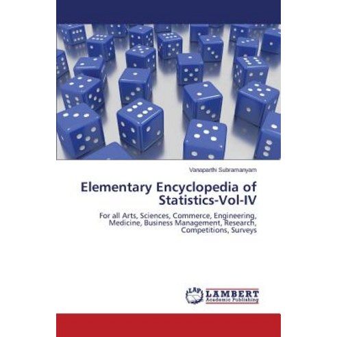Elementary Encyclopedia of Statistics-Vol-IV Paperback, LAP Lambert Academic Publishing