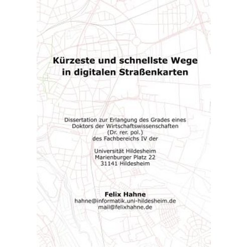 K Rzeste Und Schnellste Wege in Digitalen Stra Enkarten Paperback, Books on Demand