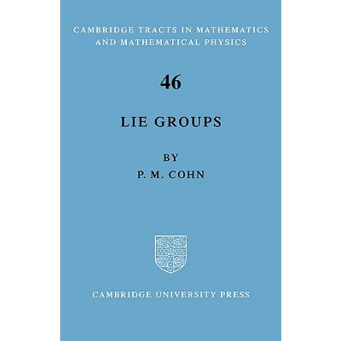 Lie Group Paperback, Cambridge University Press