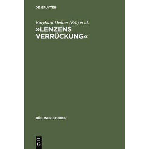 Lenzens Verruckung Hardcover, de Gruyter