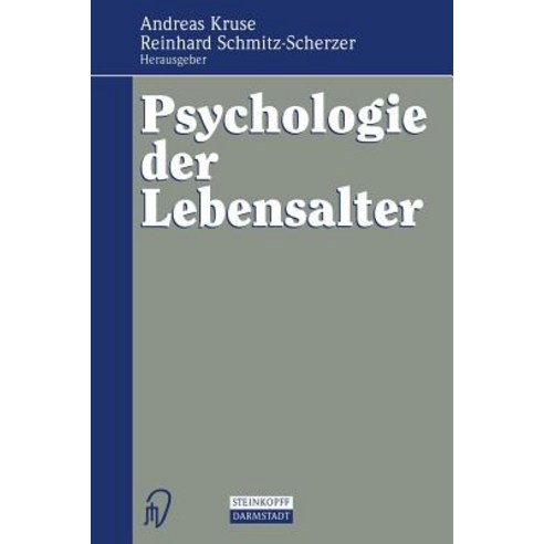 Psychologie Der Lebensalter Paperback, Steinkopff