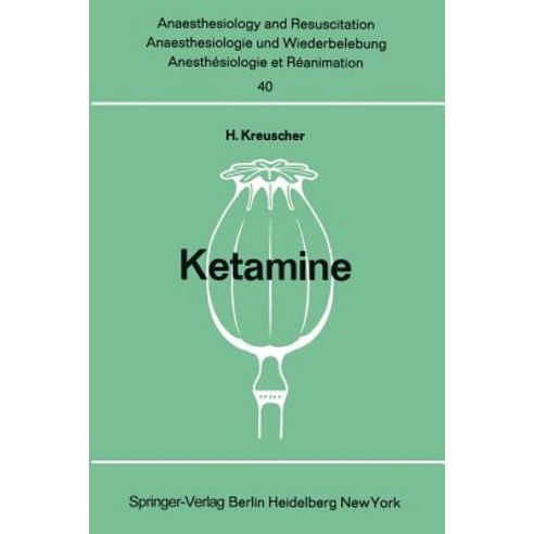 Ketamine: Bericht Uber Das Internationale Symposion Am 23. Und 24. Februar 1968 in Mainz Paperback, Springer