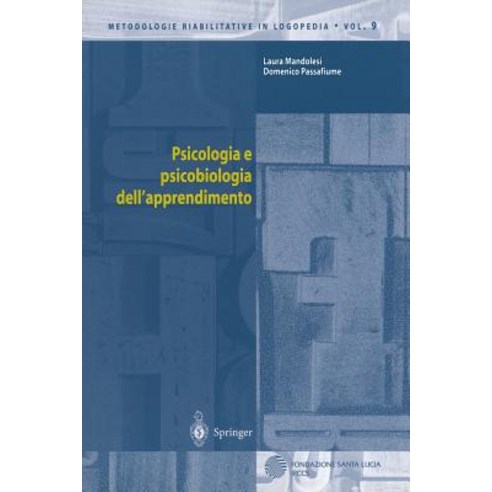 Psicologia E Psicobiologia Dell''apprendimento Paperback, Springer