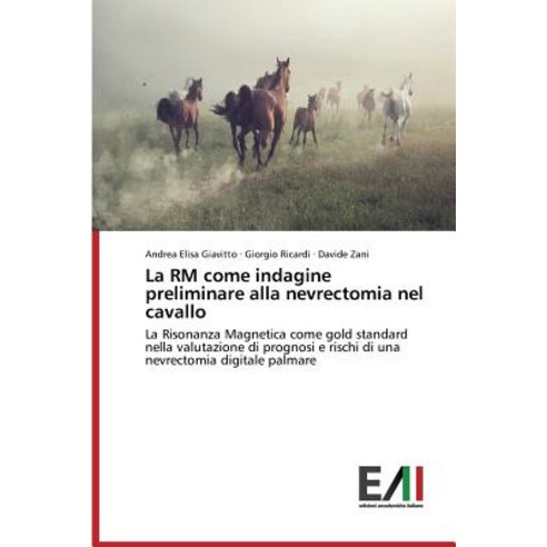 La Rm Come Indagine Preliminare Alla Nevrectomia Nel Cavallo Paperback, Edizioni Accademiche Italiane