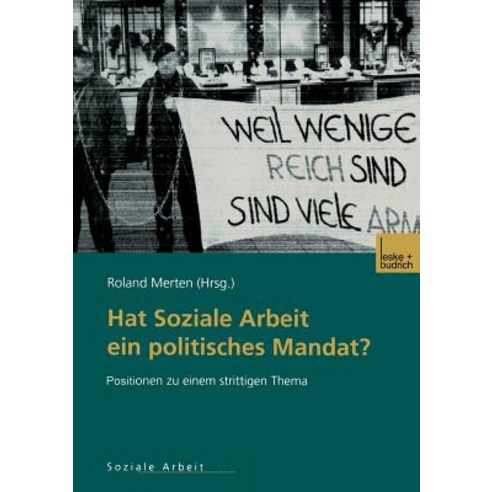 Hat Soziale Arbeit Ein Politisches Mandat? Paperback, Vs Verlag Fur Sozialwissenschaften
