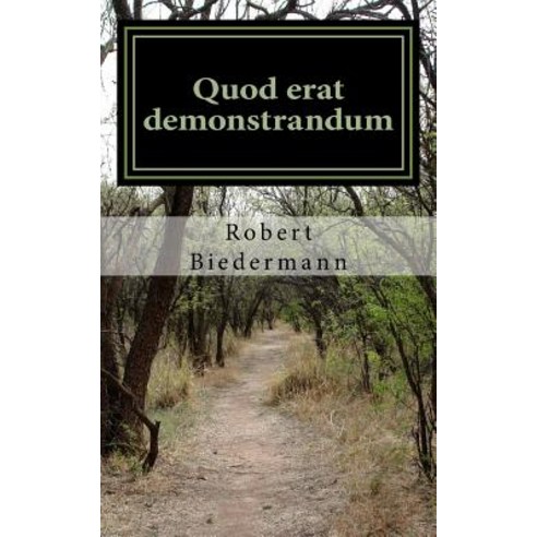 Quod Erat Demonstrandum Paperback, Createspace