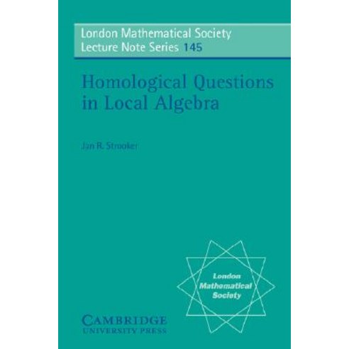 Homological Questions in Local Algebra Paperback, Cambridge University Press