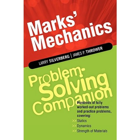 Marks'' Mechanics Problem-Solving Companion Paperback, McGraw-Hill