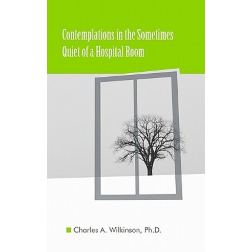Contemplations in the Sometimes Quiet of a Hospital Room Paperback, Createspace