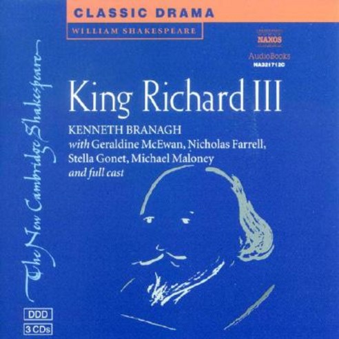 King Richard III Audio CD Set (3 CDs) Compact Disc, Cambridge University Press