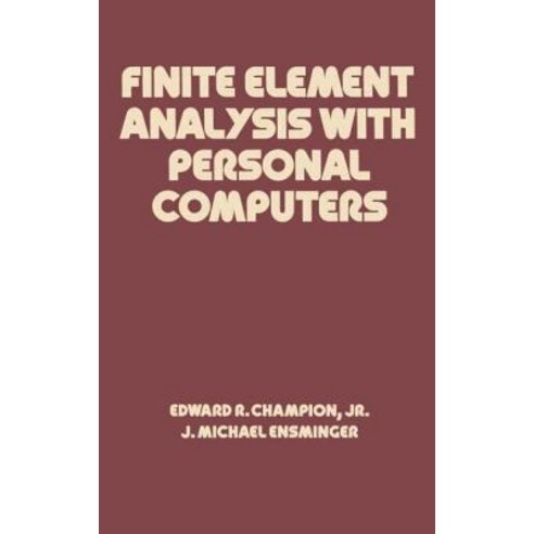 Finite Element Analysis with Personal Computers Hardcover, CRC Press