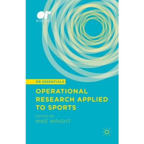 Operational Research Applied to Sports Hardcover, Palgrave MacMillan