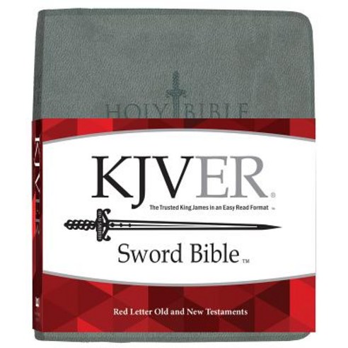 Kjver Sword Study Bible Giant Print Charcoal Grey Ultrasoft: King James Version Easy Read Imitation Leather, Whitaker House