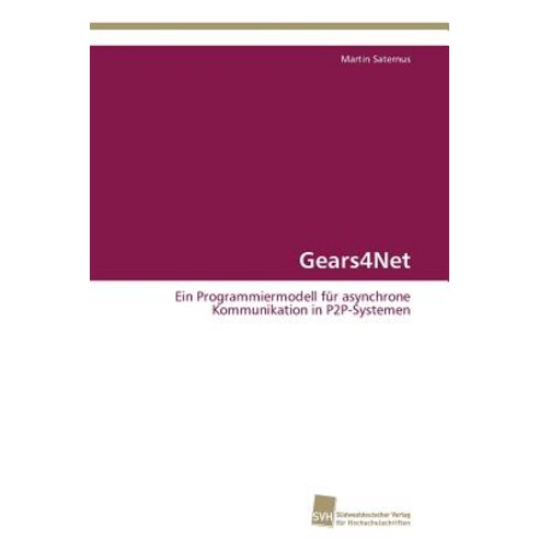 Gears4net Paperback, Sudwestdeutscher Verlag Fur Hochschulschrifte