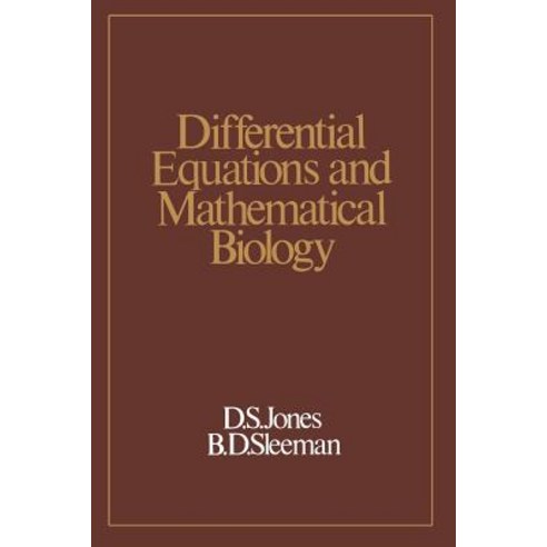 Differential Equations and Mathematical Biology Paperback, Springer