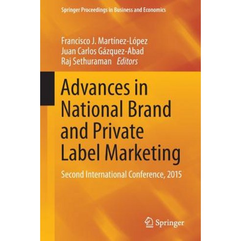Advances in National Brand and Private Label Marketing: Second International Conference 2015 Paperback, Springer