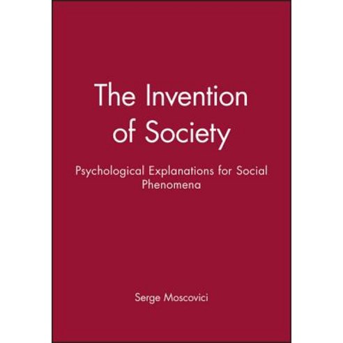 Invention of Society Paperback, Polity Press