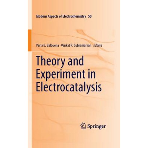 Theory and Experiment in Electrocatalysis Paperback, Springer