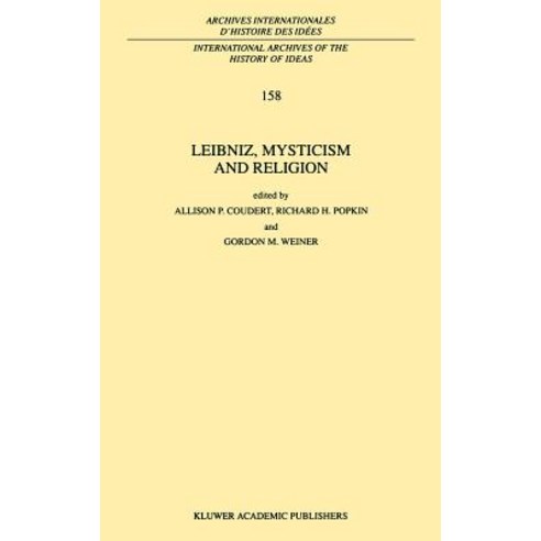 Leibniz Mysticism and Religion Hardcover, Springer