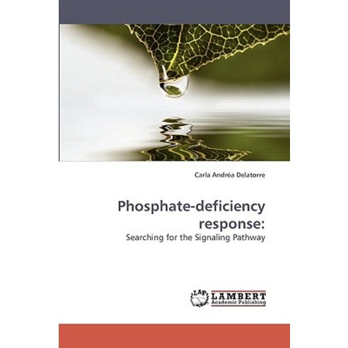 Phosphate-Deficiency Response Paperback, LAP Lambert Academic Publishing