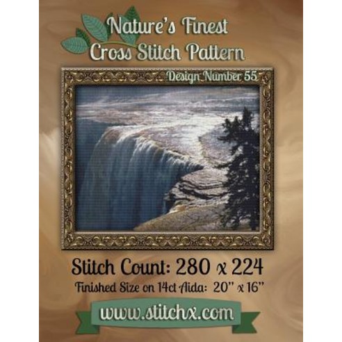 Nature''s Finest Cross Stitch Pattern: Design Number 55 Paperback, Createspace Independent Publishing Platform