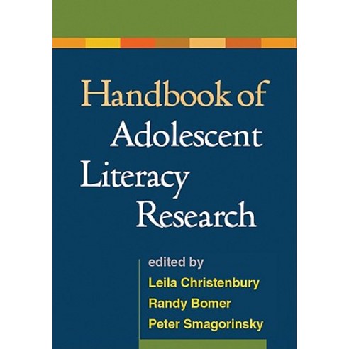 Handbook of Adolescent Literacy Research Paperback, Guilford Publications