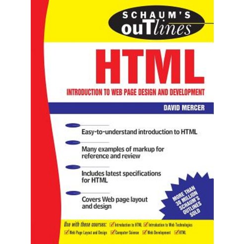 Schaum''s Outline of HTML Paperback, McGraw-Hill Companies