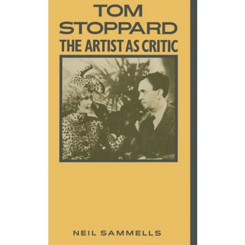 Tom Stoppard: The Artist as Critic Hardcover, Palgrave MacMillan