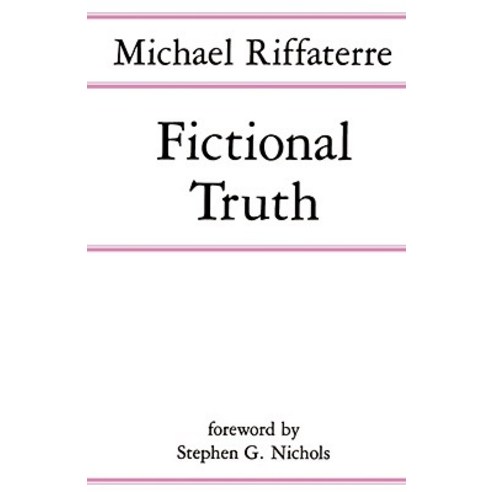 Fictional Truth Paperback, Johns Hopkins University Press