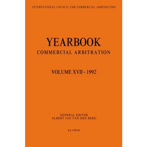 Year Book of Commercial Arbitration Paperback, Springer