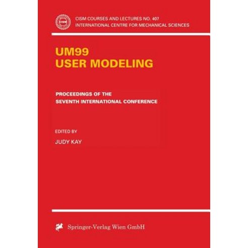 Um99 User Modeling: Proceedings of the Seventh International Conference Paperback, Springer