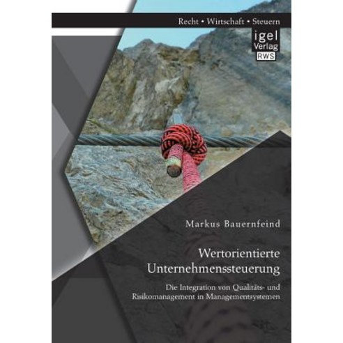 Wertorientierte Unternehmenssteuerung: Die Integration Von Qualitats- Und Risikomanagement in Managementsystemen Paperback, Igel Verlag Gmbh