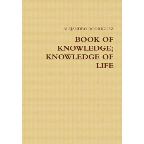 Book of Knowledge; Knowledge of Life Hardcover, Lulu.com