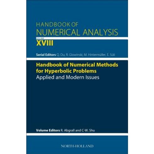 Handbook of Numerical Methods for Hyperbolic Problems: Applied and Modern Issues Hardcover, North-Holland