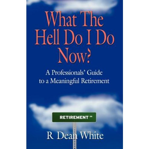 What the Hell Do I Do Now? a Professionals'' Guide to a Meaningful Retirement Paperback, Booklocker.com
